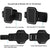 i2 Gear i5-AB Reflective Neoprene Running Armband with Key Holder for iPhone Se (2016), 5, 5S, 5C - Black