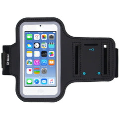i2 Gear Running Exercise Armband for iPod Touch 7th, 6th and 5th Generation Devices - Black