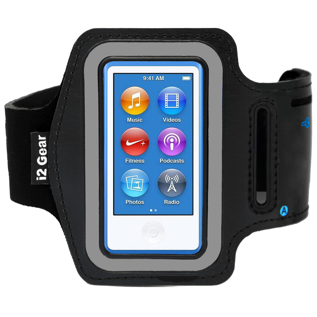 Monarch Bediening mogelijk binnen Running and Exercise Workout Armband Case for iPod Nano 8th and 7th Ge | i2  Gear